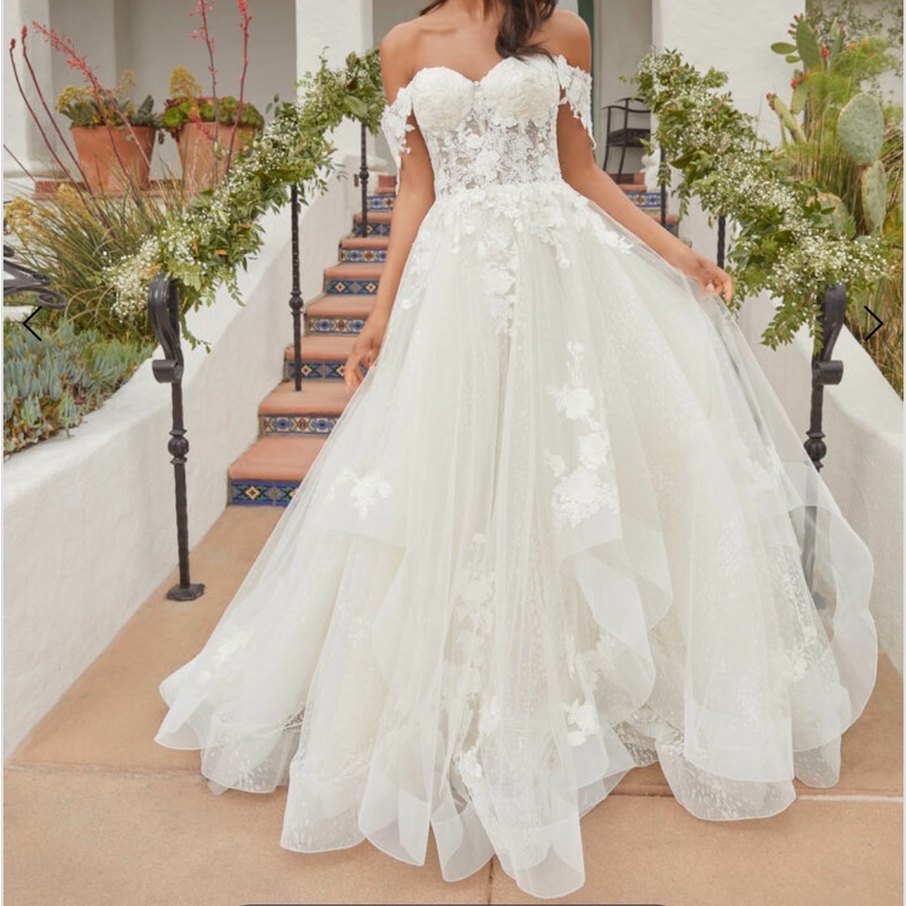 Casablanca bridal corset bodice ball gown